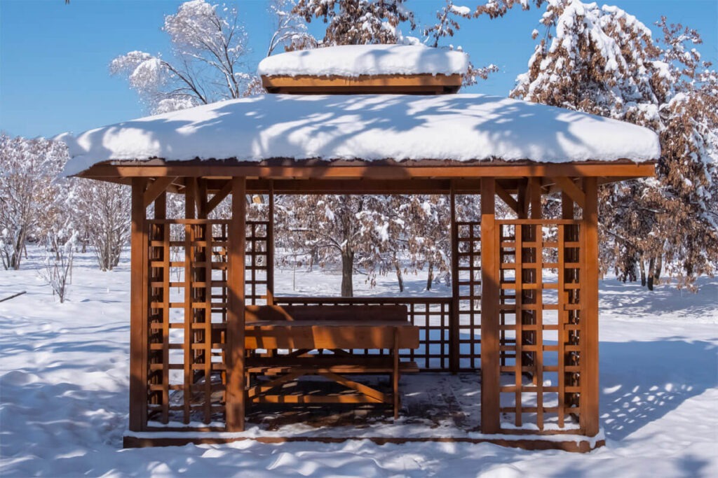 Hardtop Pavillon winterfest