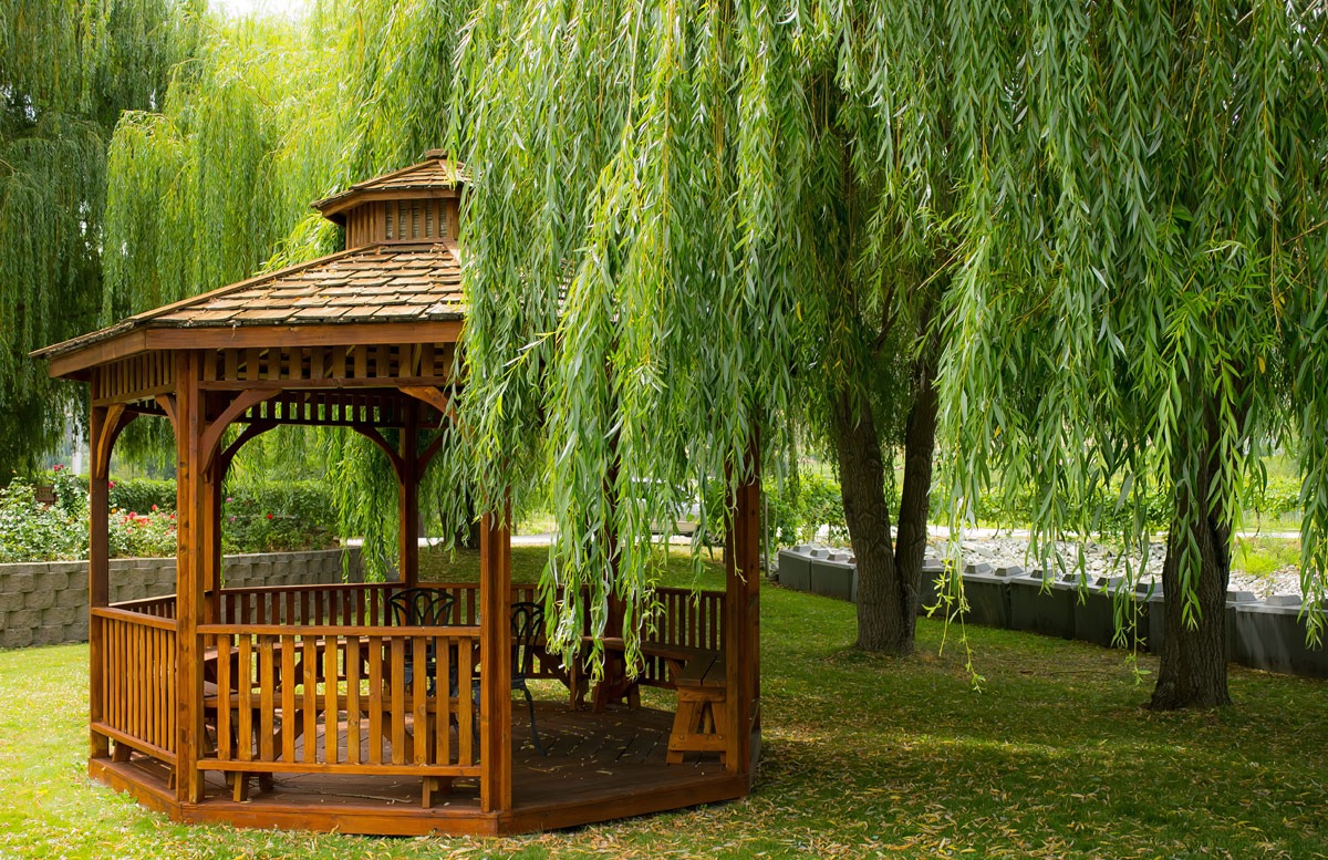 Holzpavillon