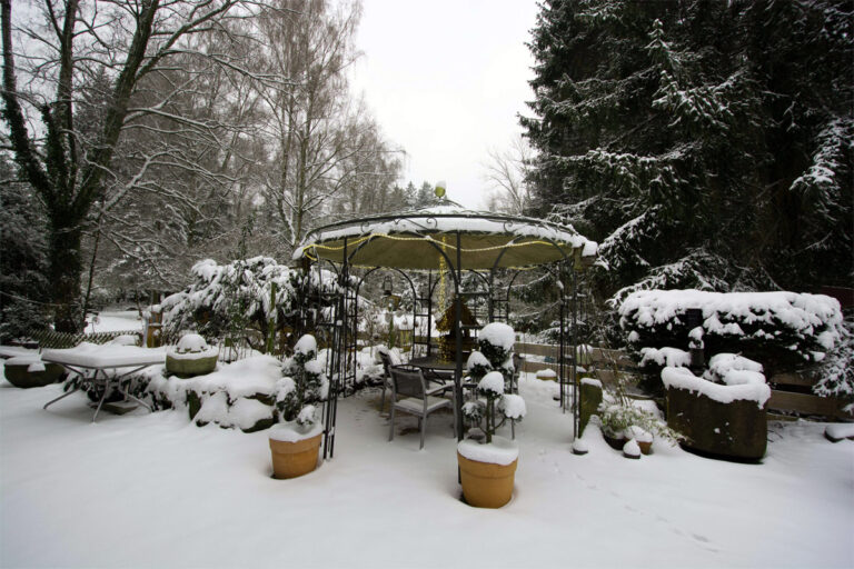 kann man pavillon im winter stehen lassen